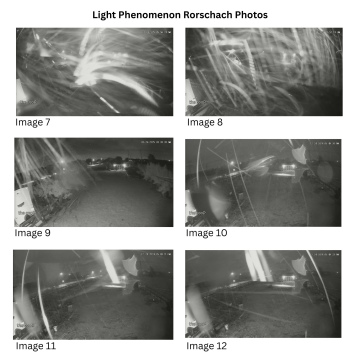 Digitial Original 4x6 Light Phenomena Rorschach Images